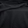 Покрывало 240х260 Panther Knitted Braid COSAS черный