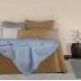 Покрывало 160х230 Wave Waffle Weave COSAS лазурный