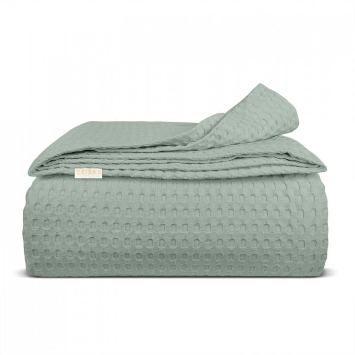 Покрывало 160х230 Agave Waffle Weave COSAS агава