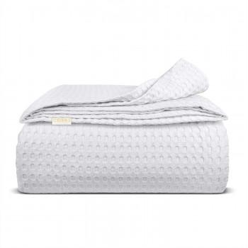 Покривало 240х260 Snow Waffle Weave COSAS білий