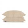 Полутораспальный комплект на резинке COSAS BEIGE GEOMETRY Ранфорс 160х220 см Бежевый/Серый