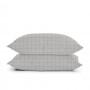 Євро постільна білизна Grey Geometry COSAS сірий 200х220 см