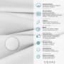 Полуторная постель с простыней на резинке Olive CS1 COSAS Оливка 160х220 см