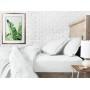 Двуспальное постельное белье Snow COSAS Белый 180х220 см