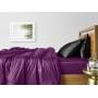 Семейный комплект COSAS VIOLET SATIN CS7 2х160х220 см Черный/Фиолетовый
