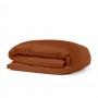 Двоспальна постіль з простирадлом на гумці Сinnamon COSAS Кориця 180х220 см