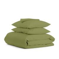 Евро постель с простыней на резинке COSAS Авокадо 200х220 см