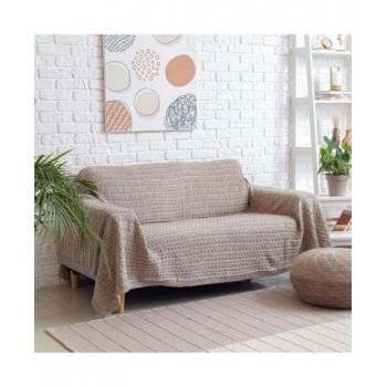 В'язаний плед Прованс SOFT 90х130 см Бежевий (3042)
