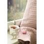 Вязаный плед Прованс SOFT 90х130 см Розовый (3032)