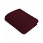 Вязаный плед Прованс SOFT 90х130 см Бордовый (3047)