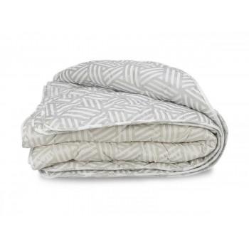 Ковдра Комбі 4 сезони Leleka-Textile Полуторний 140х205 Смужки 2в1