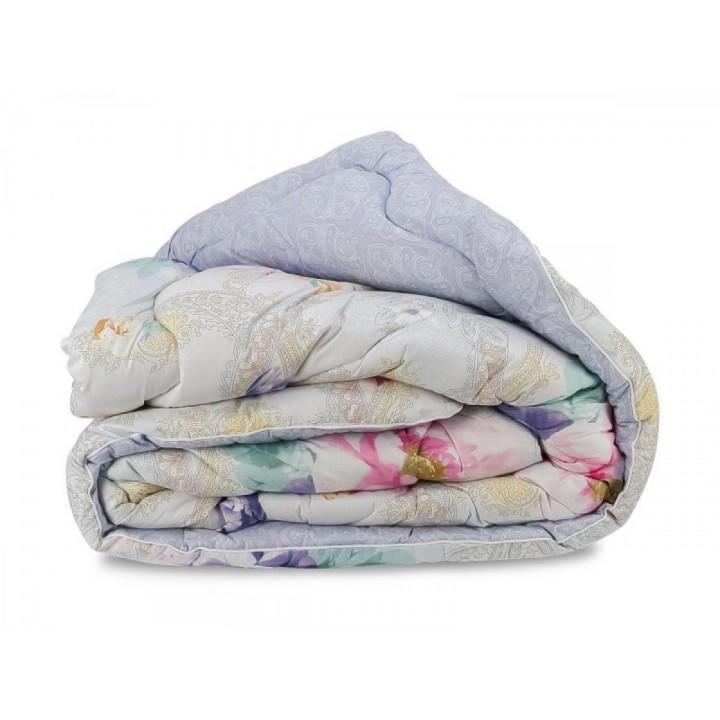 Ковдра Стандарт в Сатині Leleka-Textile вовна Полуторна 140х205 Квіти