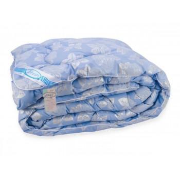 Ковдра Leleka-Textile Лебячий пух Полуторний 140х205 см Блакитна троянда