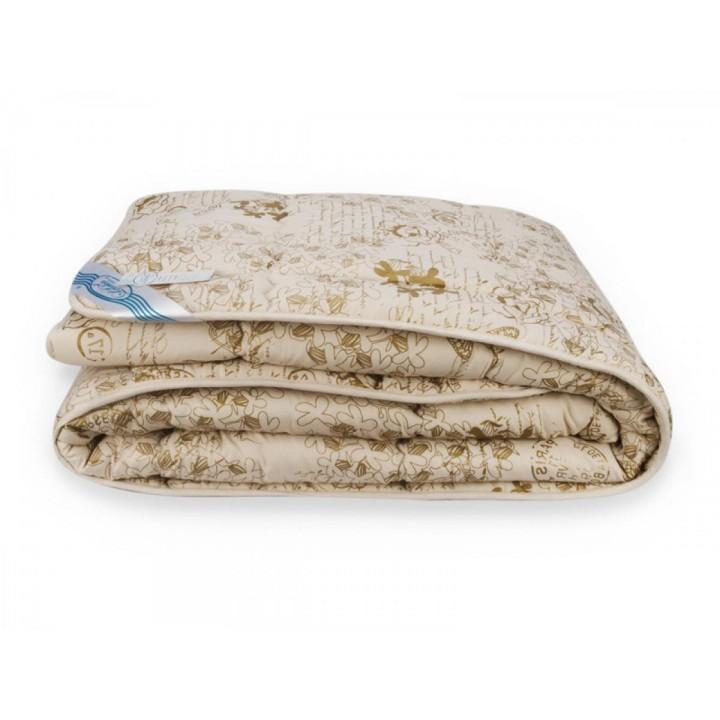 Одеяло Leleka-Textile Аляска шерсть Полуторный 140х205 Цветы